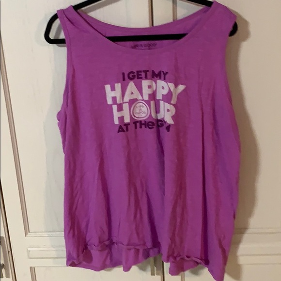 Life Is Good Tops - Pink tank top